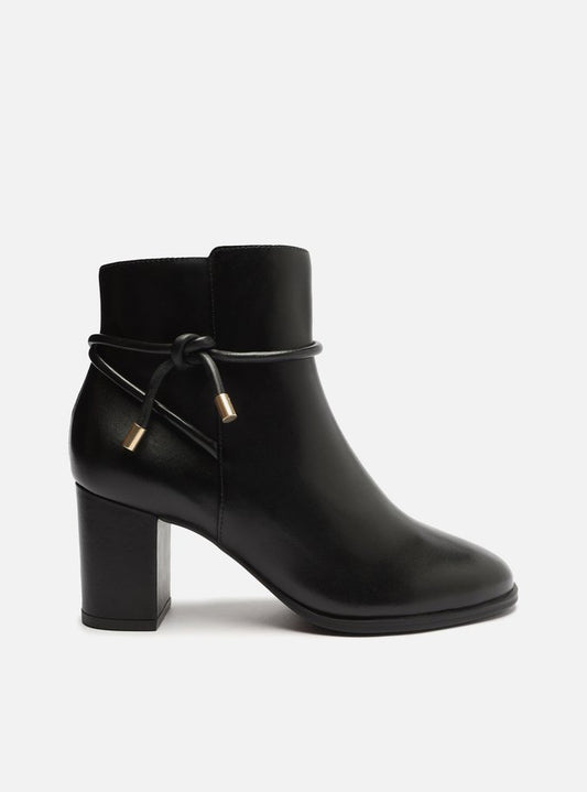 Becca Leather Block Boot Boots FALL 24
