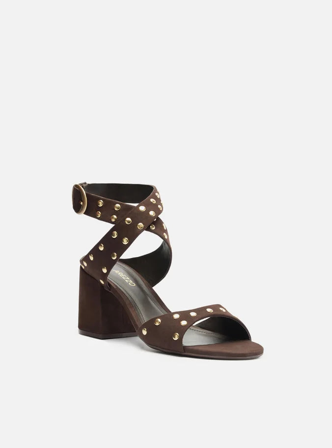 Kara Leather Block Sandal Sandals PRE FALL 25