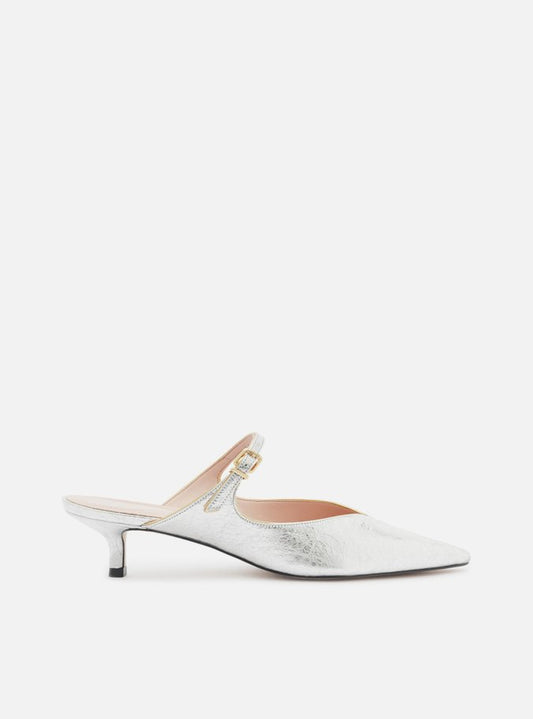 Annabelle Leather Mule Pumps RESORT 25