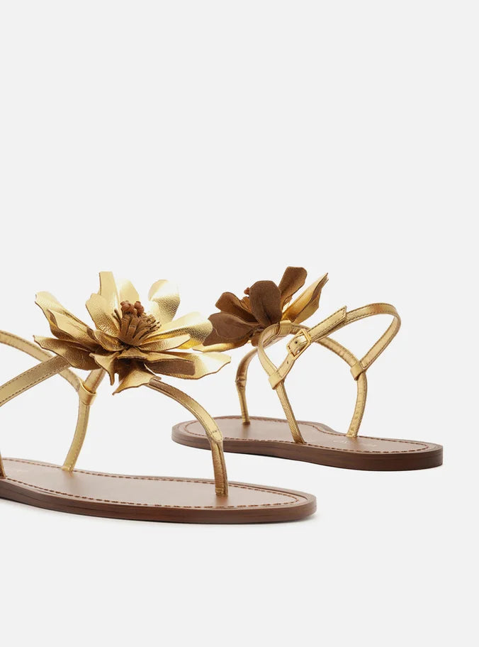 Daisy Leather Flat Flats SUMMER 25
