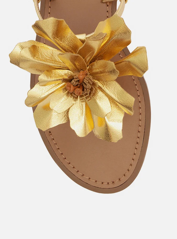 Daisy Leather Flat Flats SUMMER 25