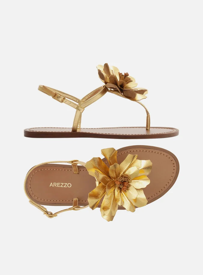Daisy Leather Flat Flats SUMMER 25