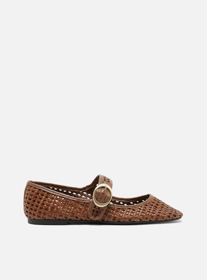 Brown Ballet Flat Eve Arezzo brown-ballet-flat-eve-arezzo