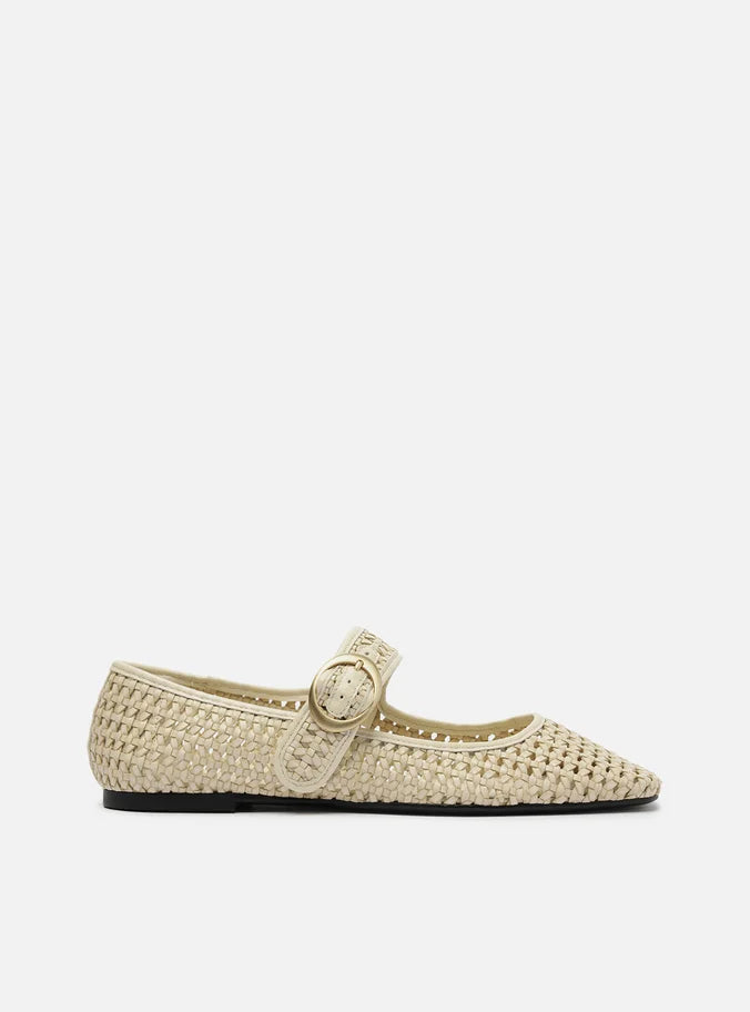 White Ballet Flat Eve Arezzo white-ballet-flat-eve-arezzo