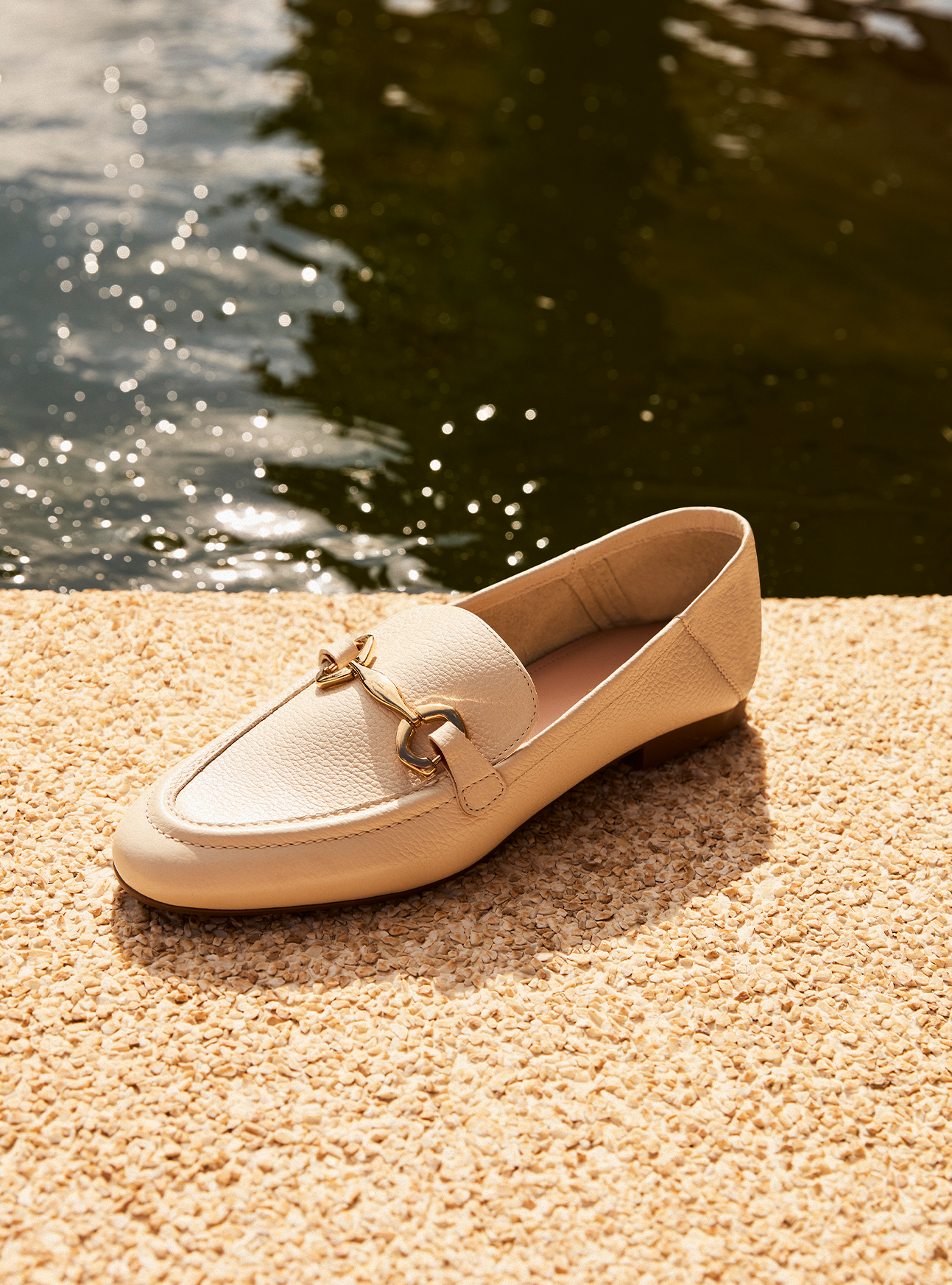 Emma White Leather Loafer Loafer ESSENTIAL