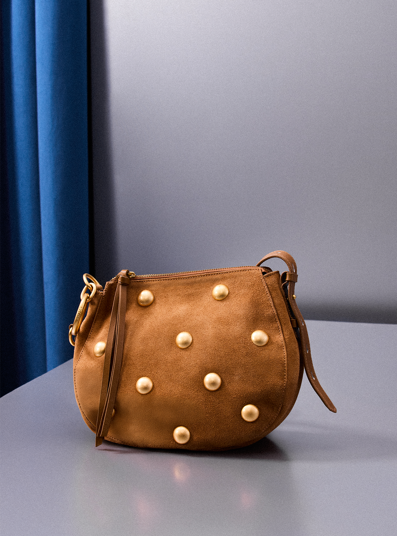 Jamie Medium Suede Crossbody Handbag F/25