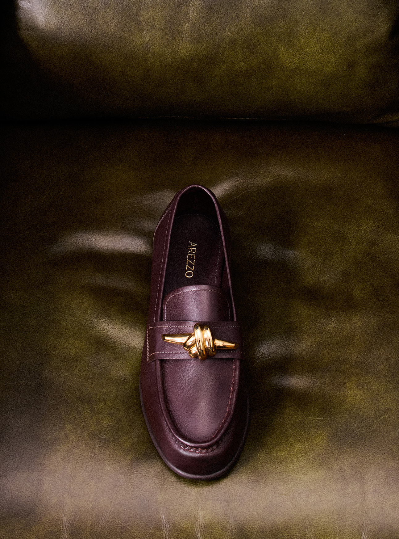 Claudia Leather Loafer Loafers F/25