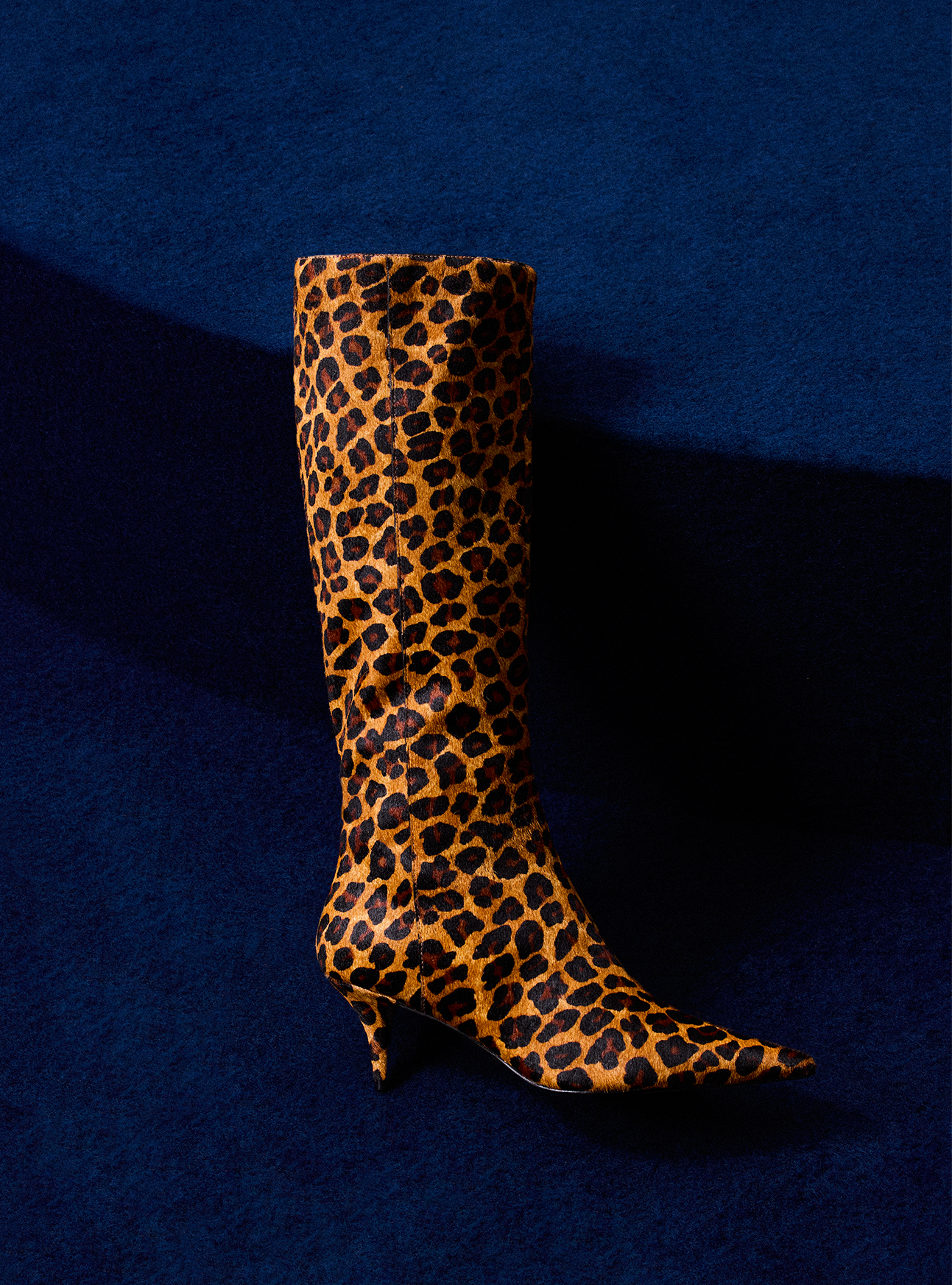 Sasha Low Stiletto Leather Boot Boot F/25