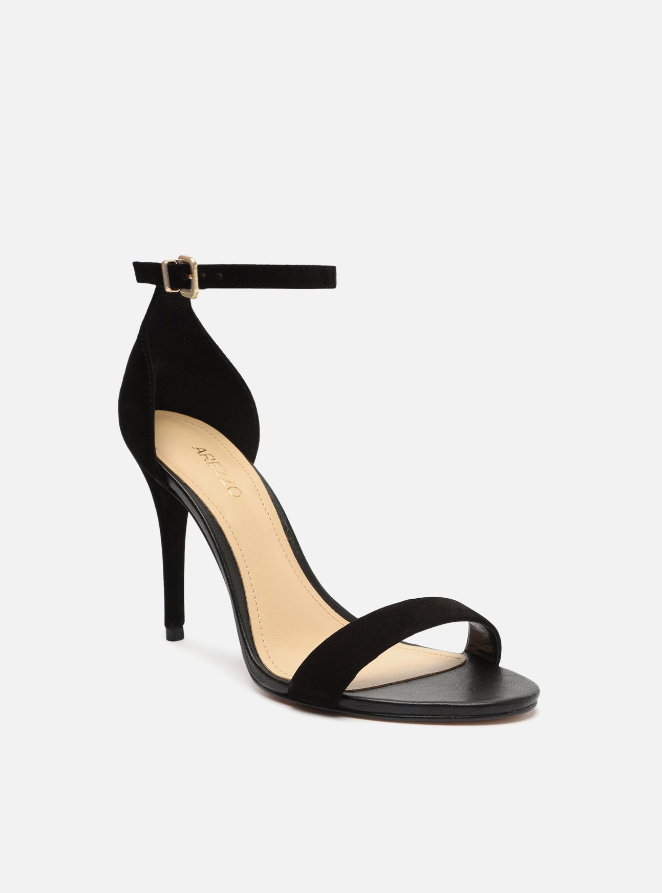 Isabelli Black Stiletto Sandal Arezzo - Main Image