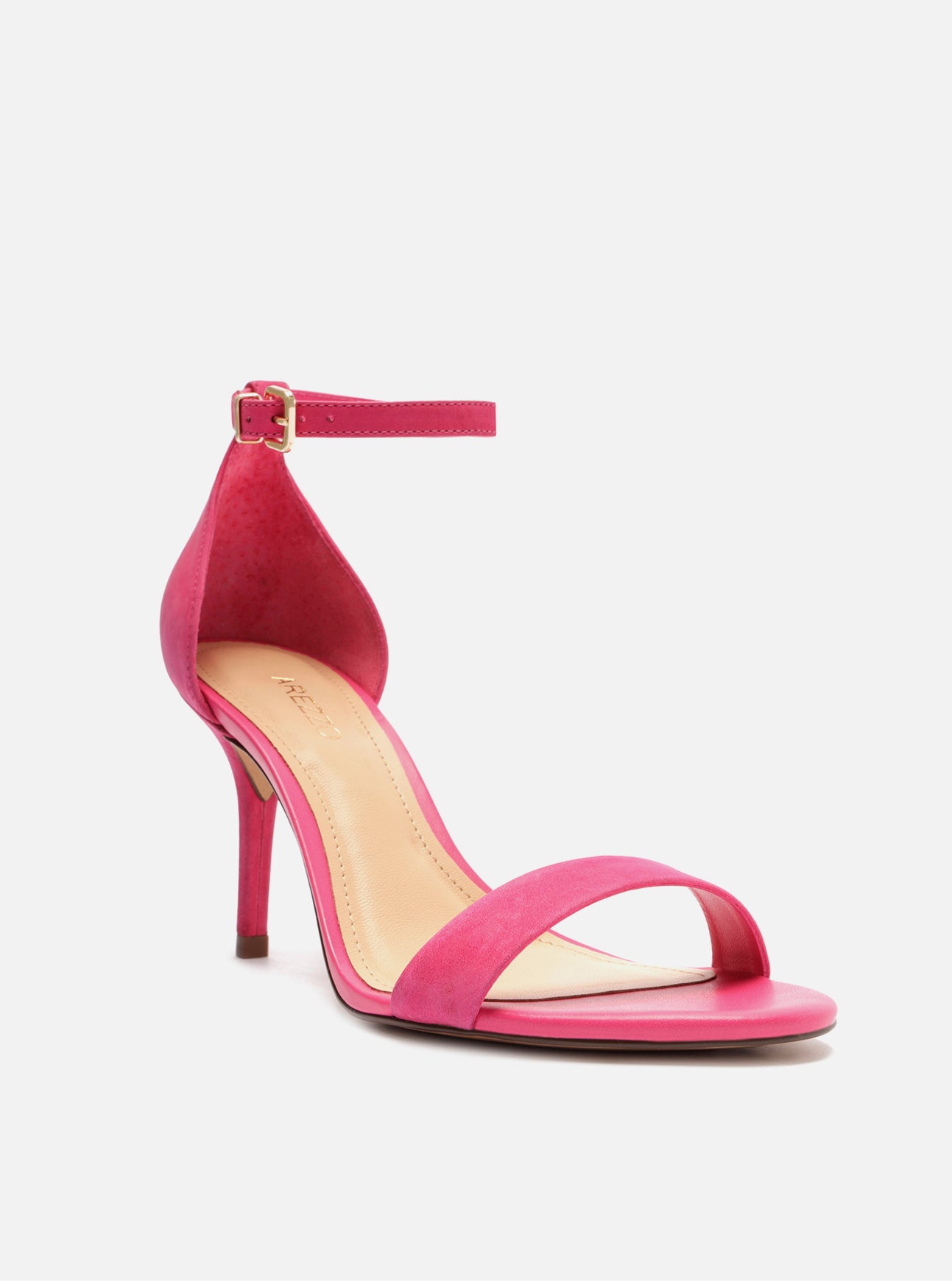 Isabelli Pink High Stiletto Genuine Leather Sandal – Arezzo