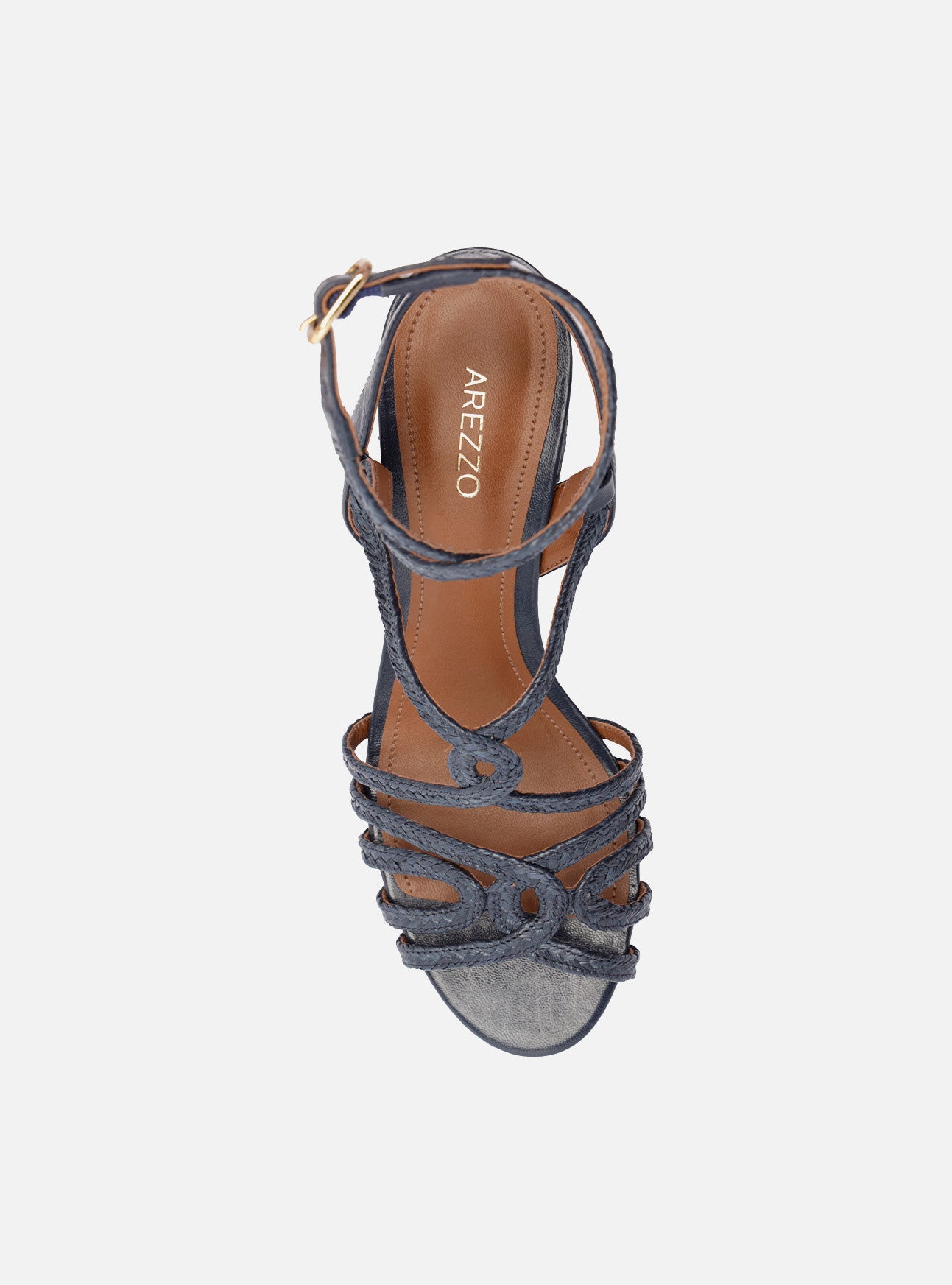 Aria Mid Block Synthetic Sandal Sandals U/26