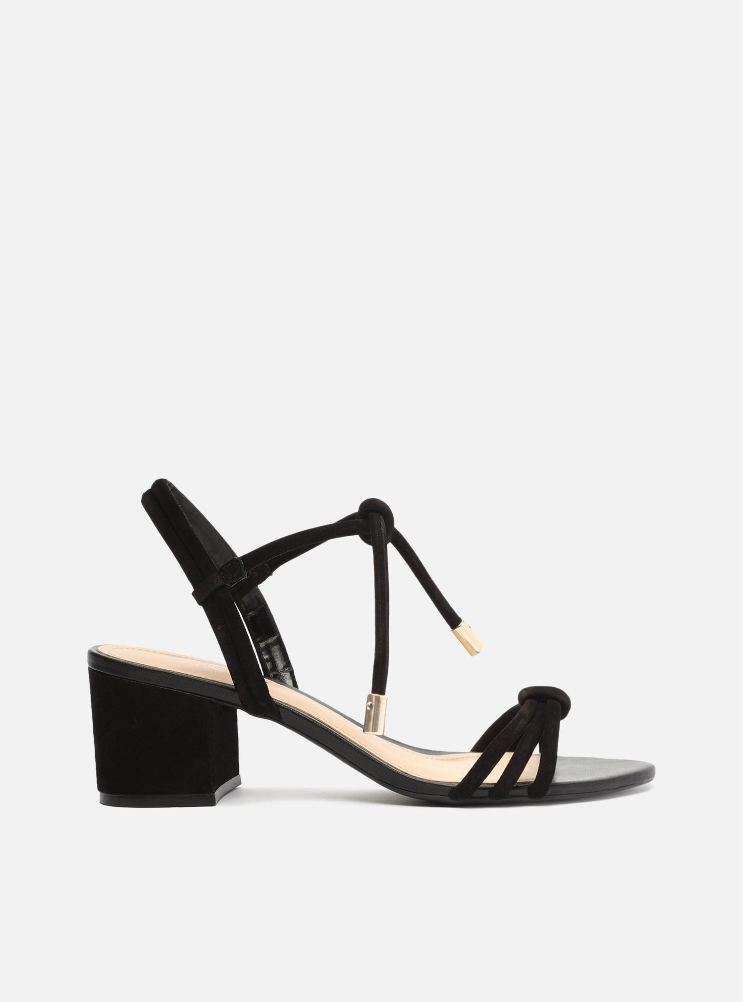 Camila Leather Block Sandal Sandals ESSENTIAL