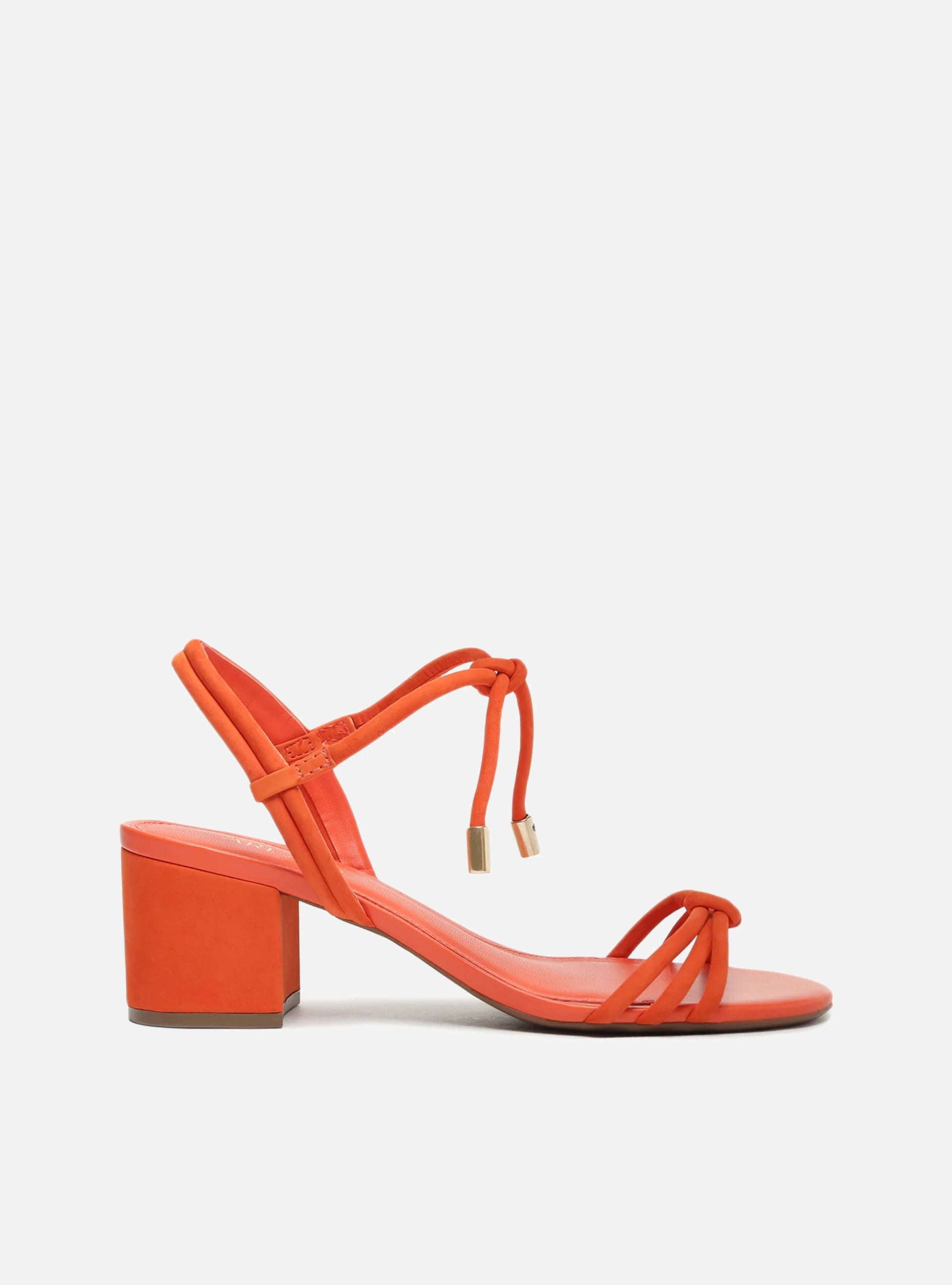 Camila Mid Block Sandal | Orange Sandal SPRING 22