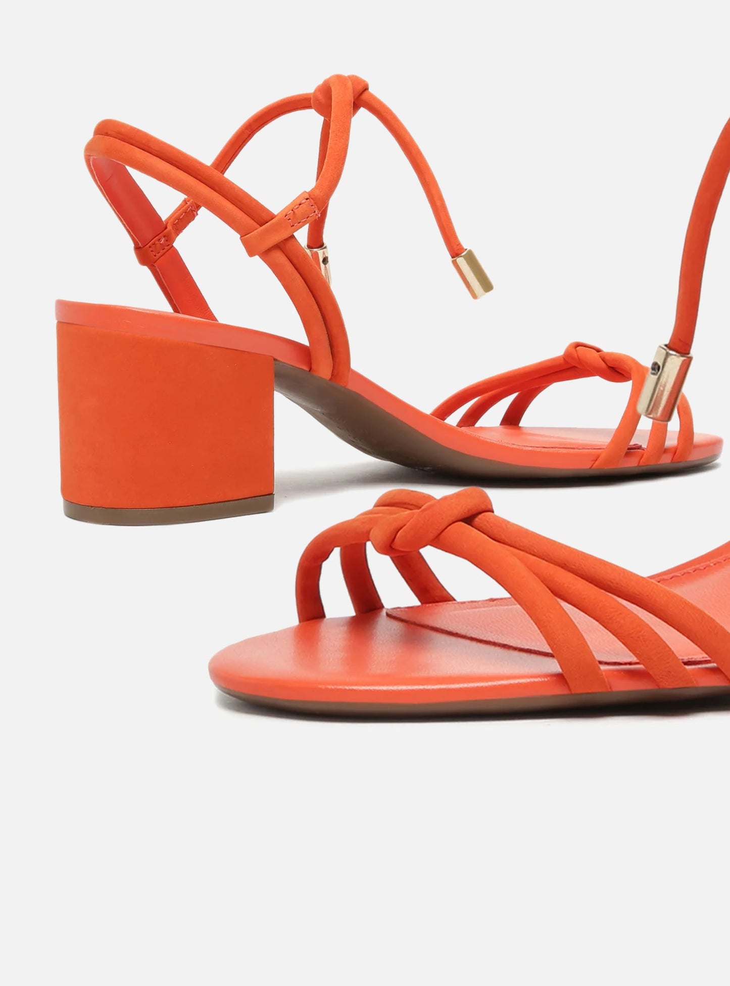 Camila Mid Block Sandal | Orange Sandal SPRING 22