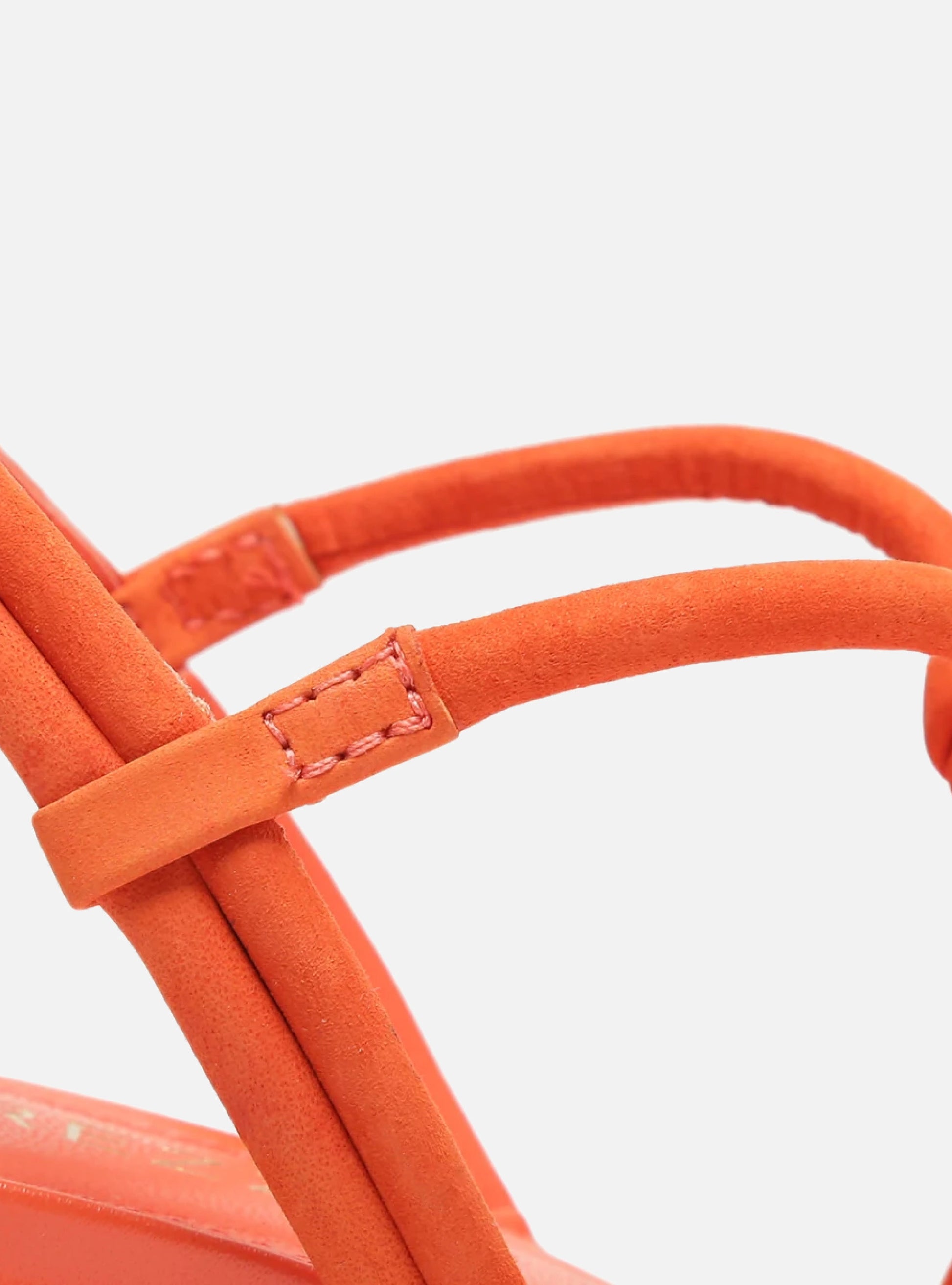 Camila Mid Block Sandal | Orange Sandal SPRING 22