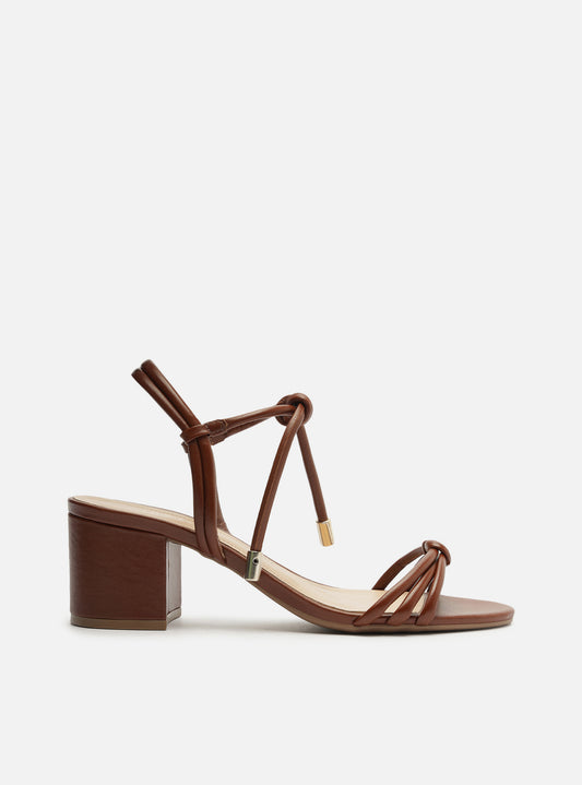Camila Mid Block Leather Sandal Sandals R/26