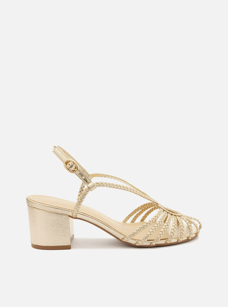 新品　ブレンタ　Square Toe Strap Gold Sandal $_12.JPG?set_id=880000500F