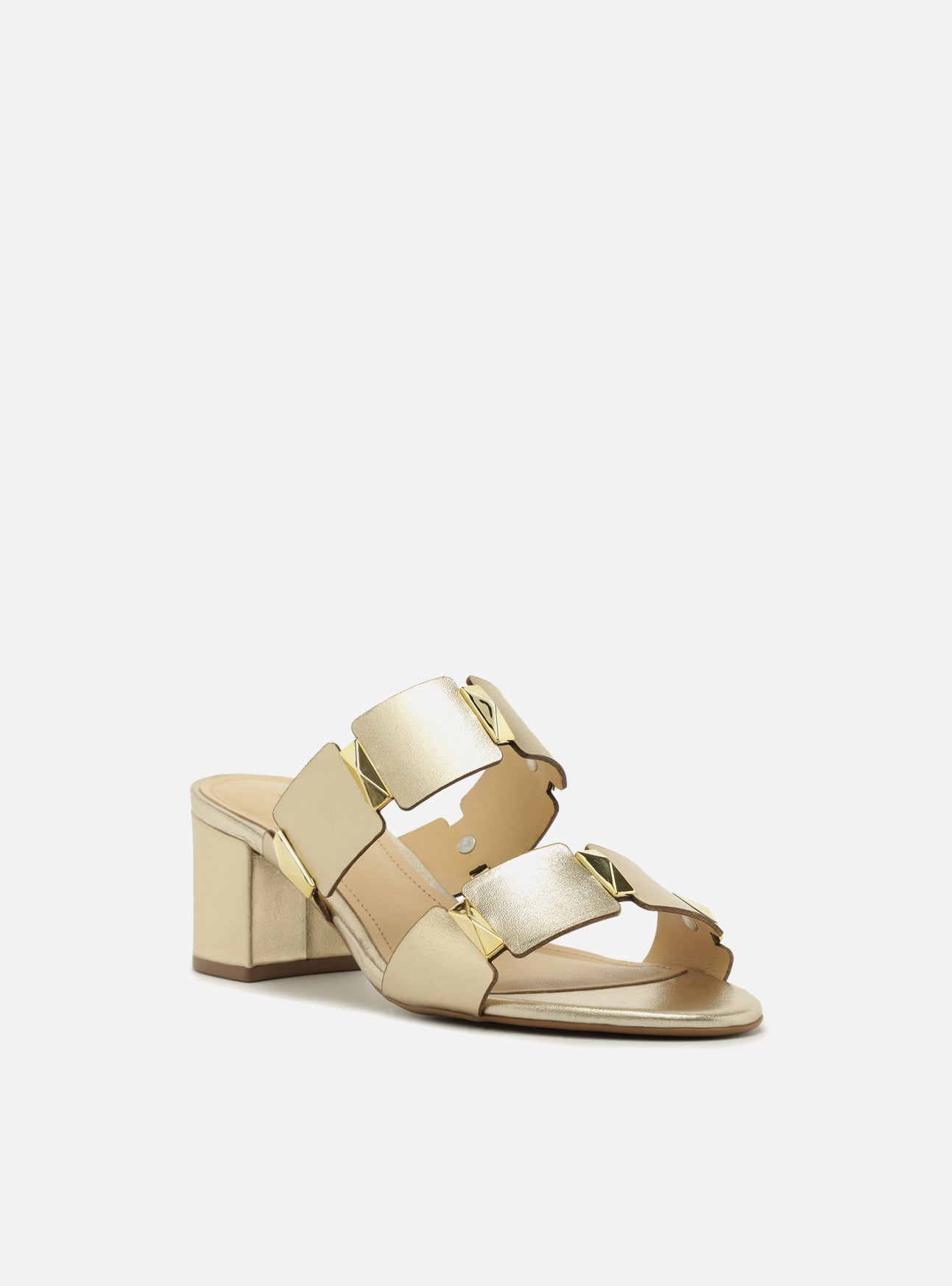 Lyra Mid Block Leather Sandal Sandals R/26