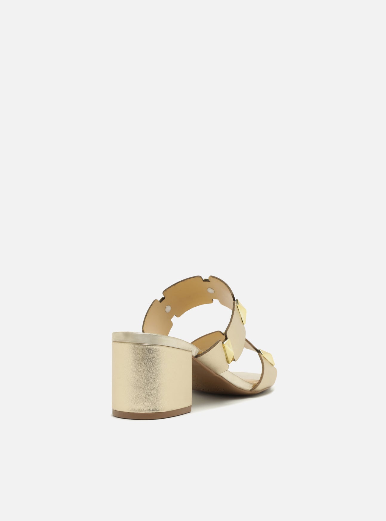 Lyra Mid Block Leather Sandal Sandals R/26