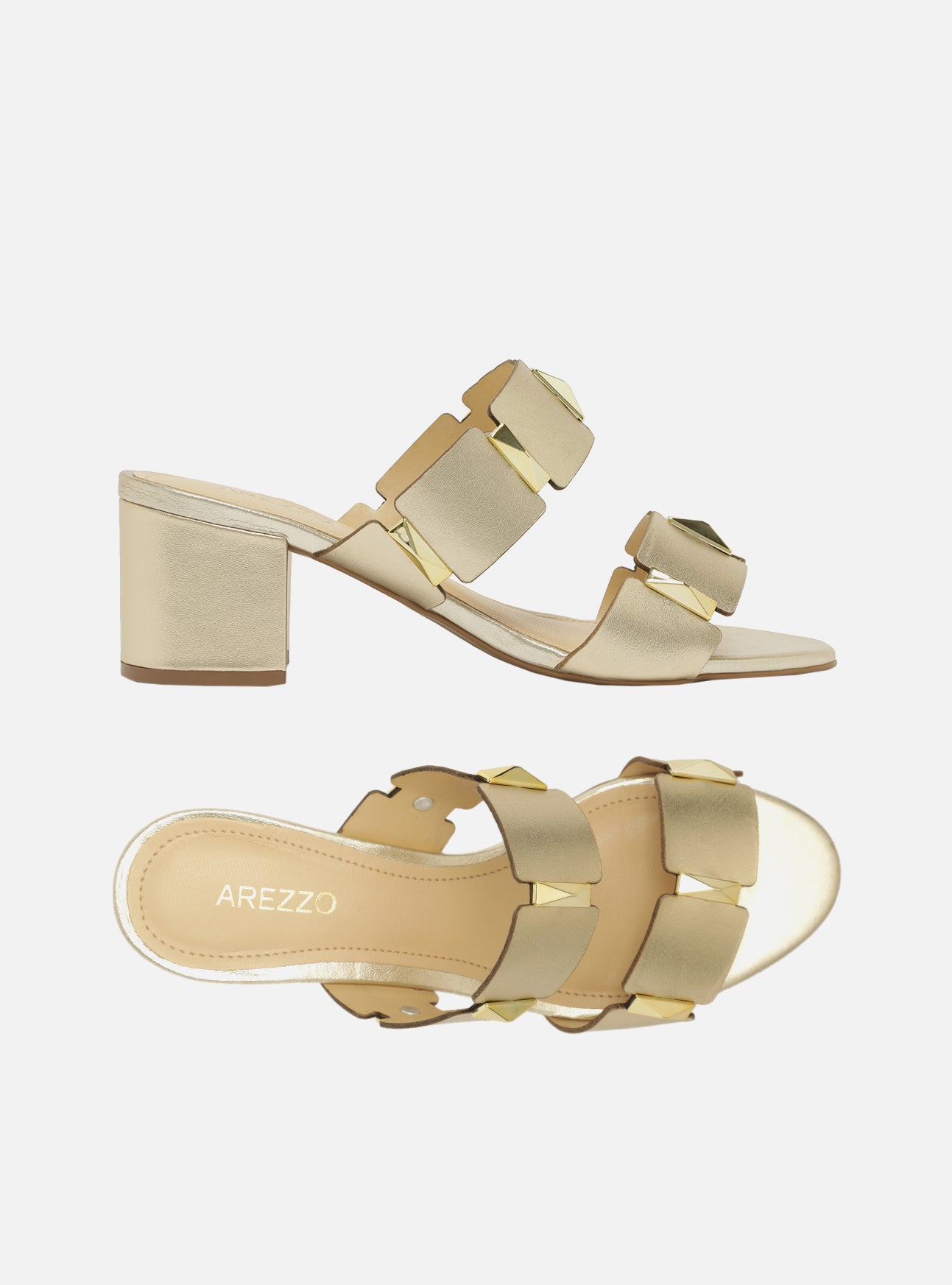 Lyra Mid Block Leather Sandal Sandals R/26