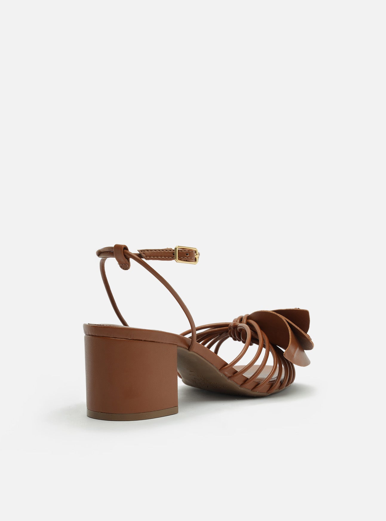 Viola Mid Block Leather Sandal Sandals R/26