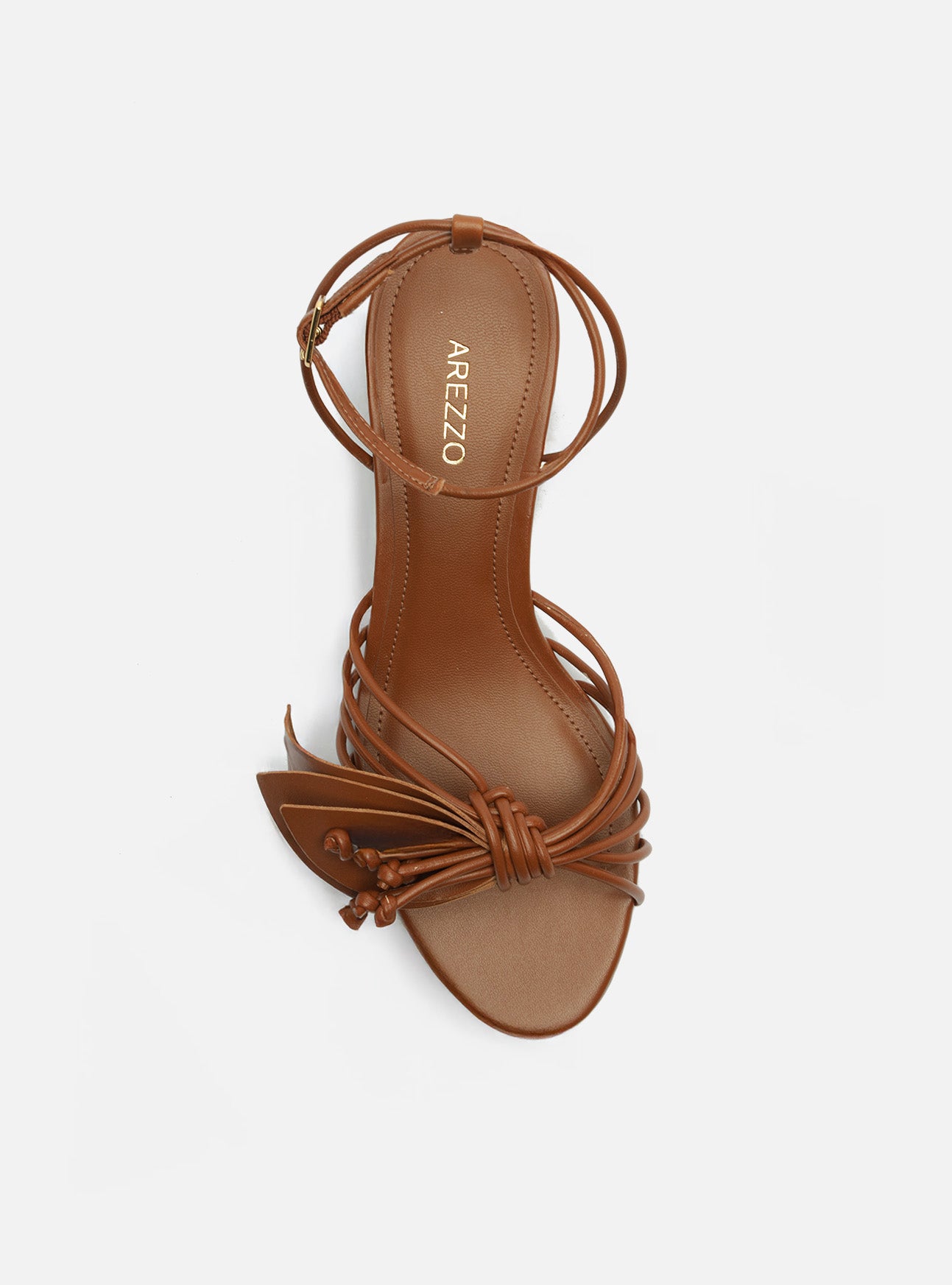 Viola Mid Block Leather Sandal Sandals R/26