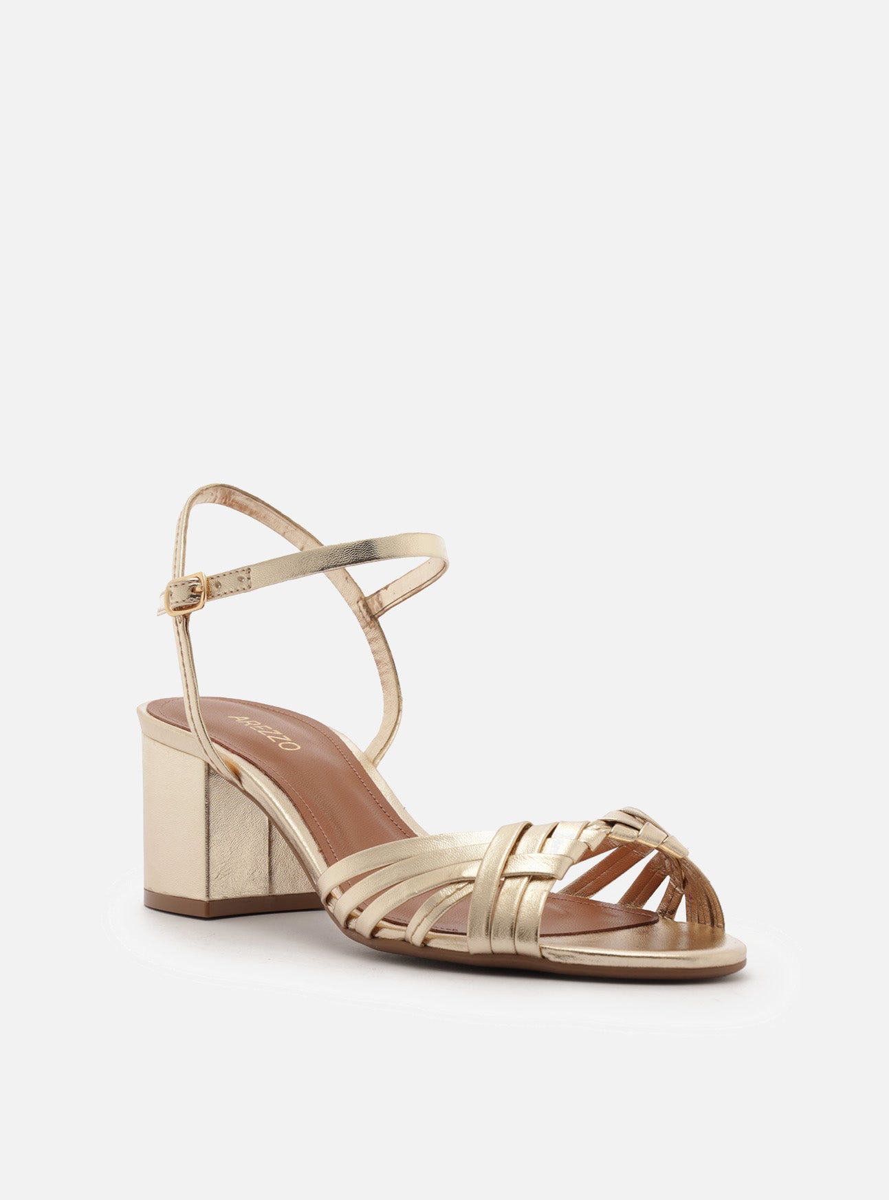Nina Mid Block Eco Leather Sandal Sandals S/26