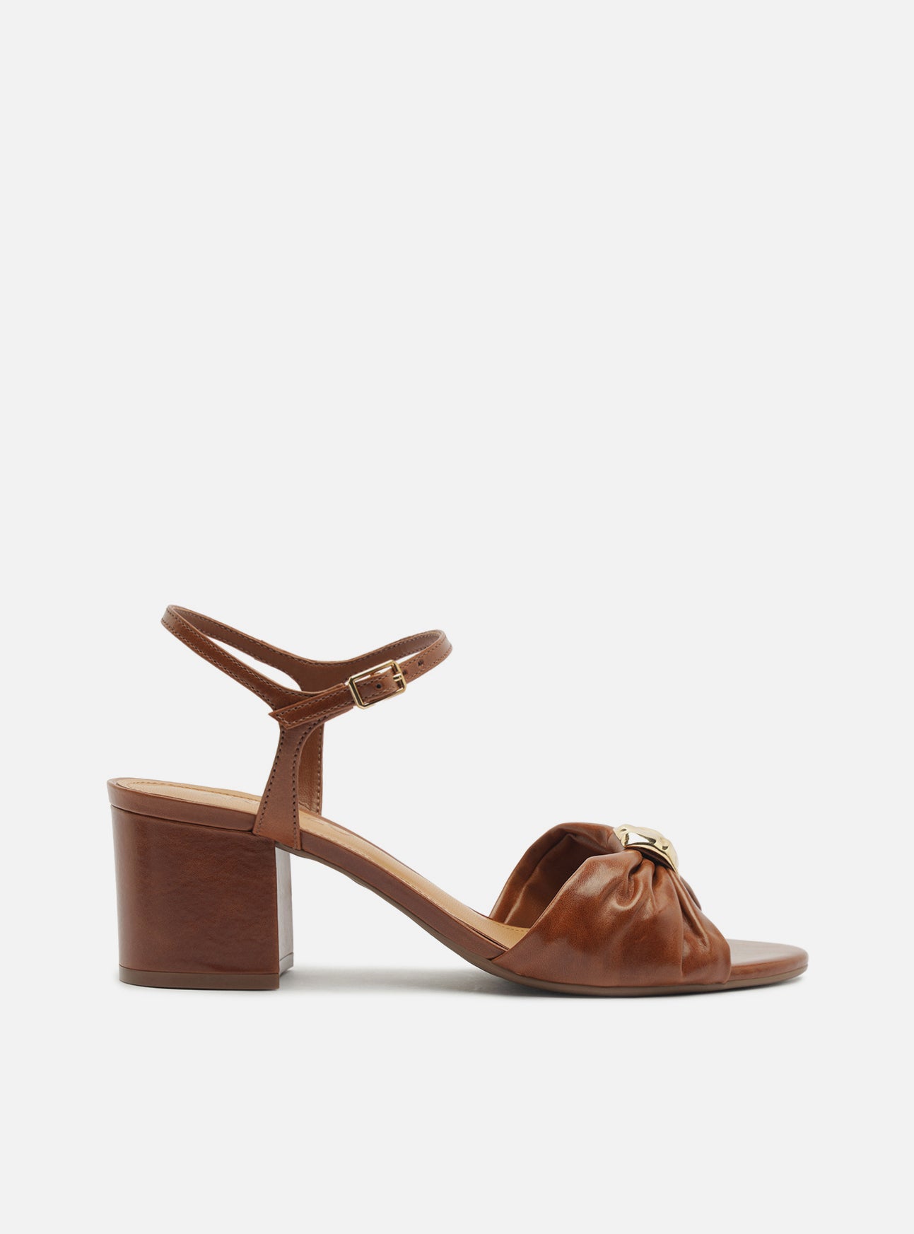 Juliette Mid Block Leather Sandal Sandals Fall 26