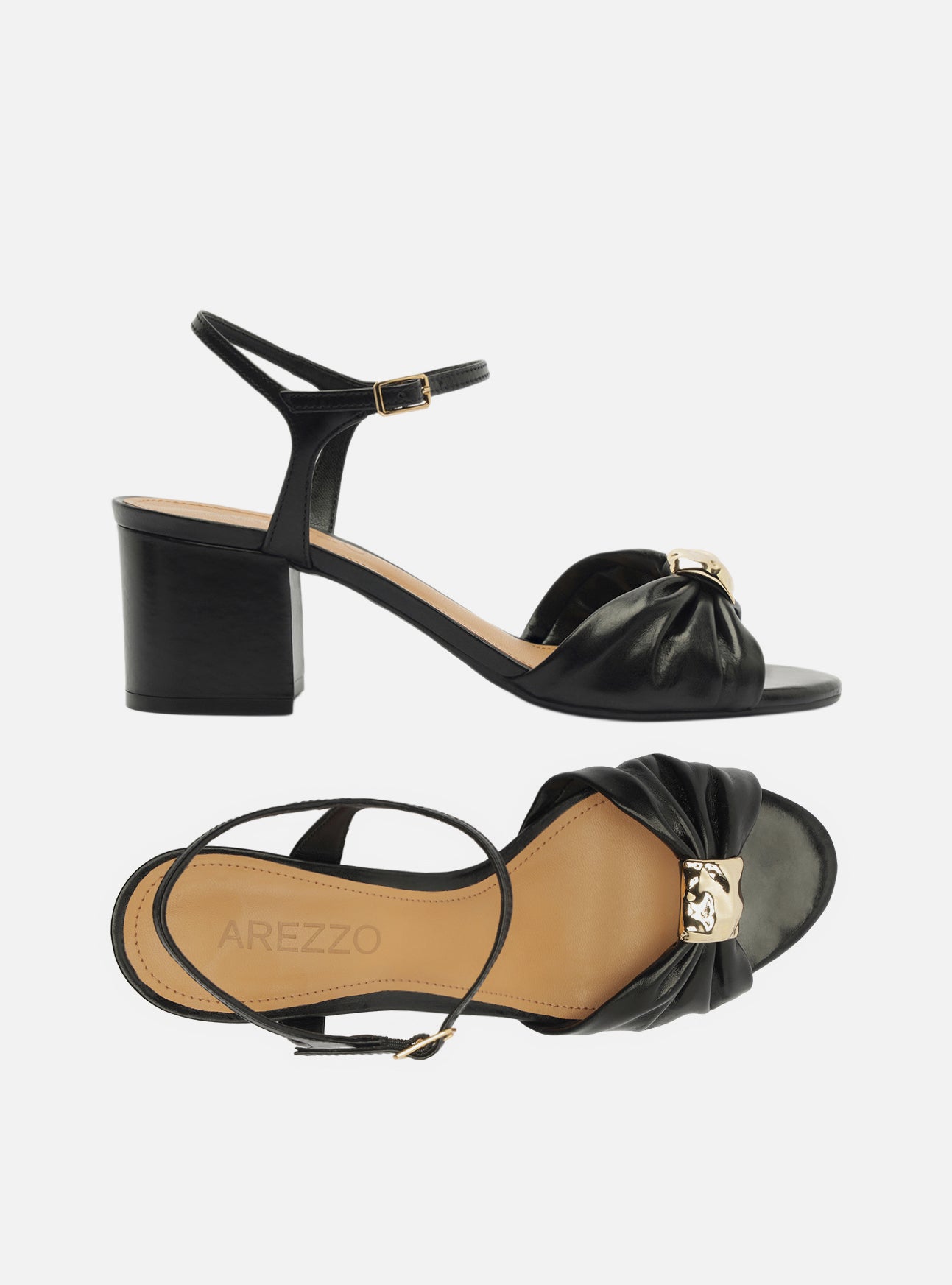 Juliette Mid Block Leather Sandal Sandals Fall 26