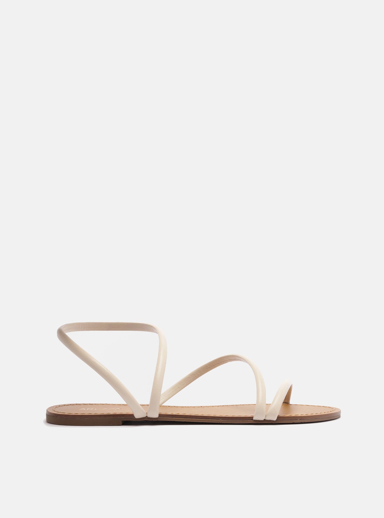 Mikayla Leather Flat Sandal Flats U/26