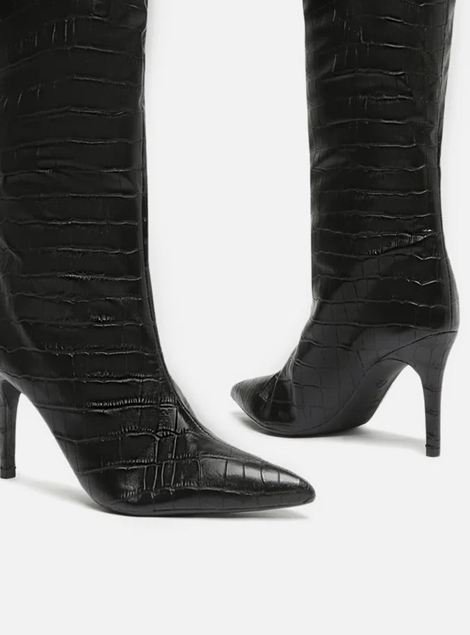 Miranda High Stiletto Black Boot Boot FALL 23