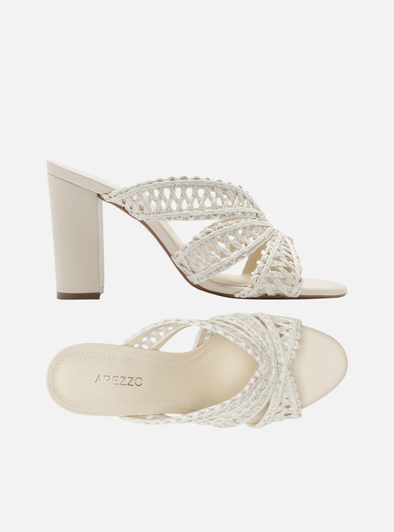 Ciara High Block Fabric Sandal Sandals S/26