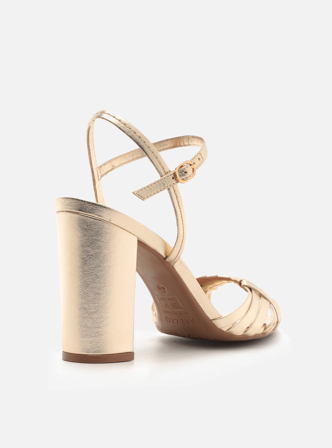 Nina High Block Eco Leather Sandal Sandals S/26