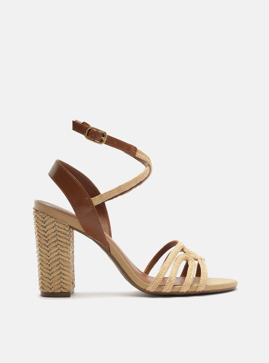 Aria High Block Eco Leather Sandal Sandals U/26