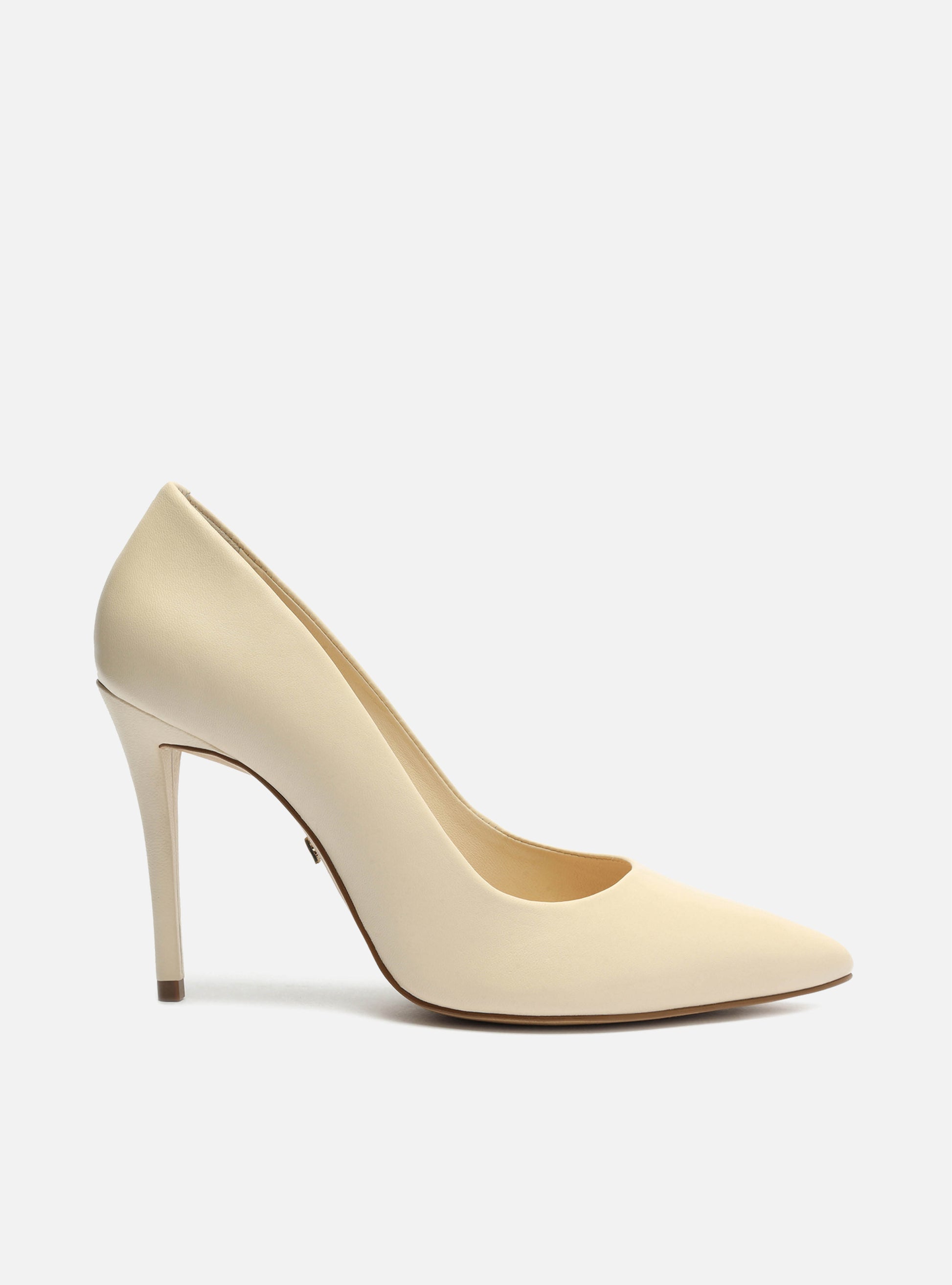 Gabriella High Stiletto Pump | Off White Leather Pump RESORT 23