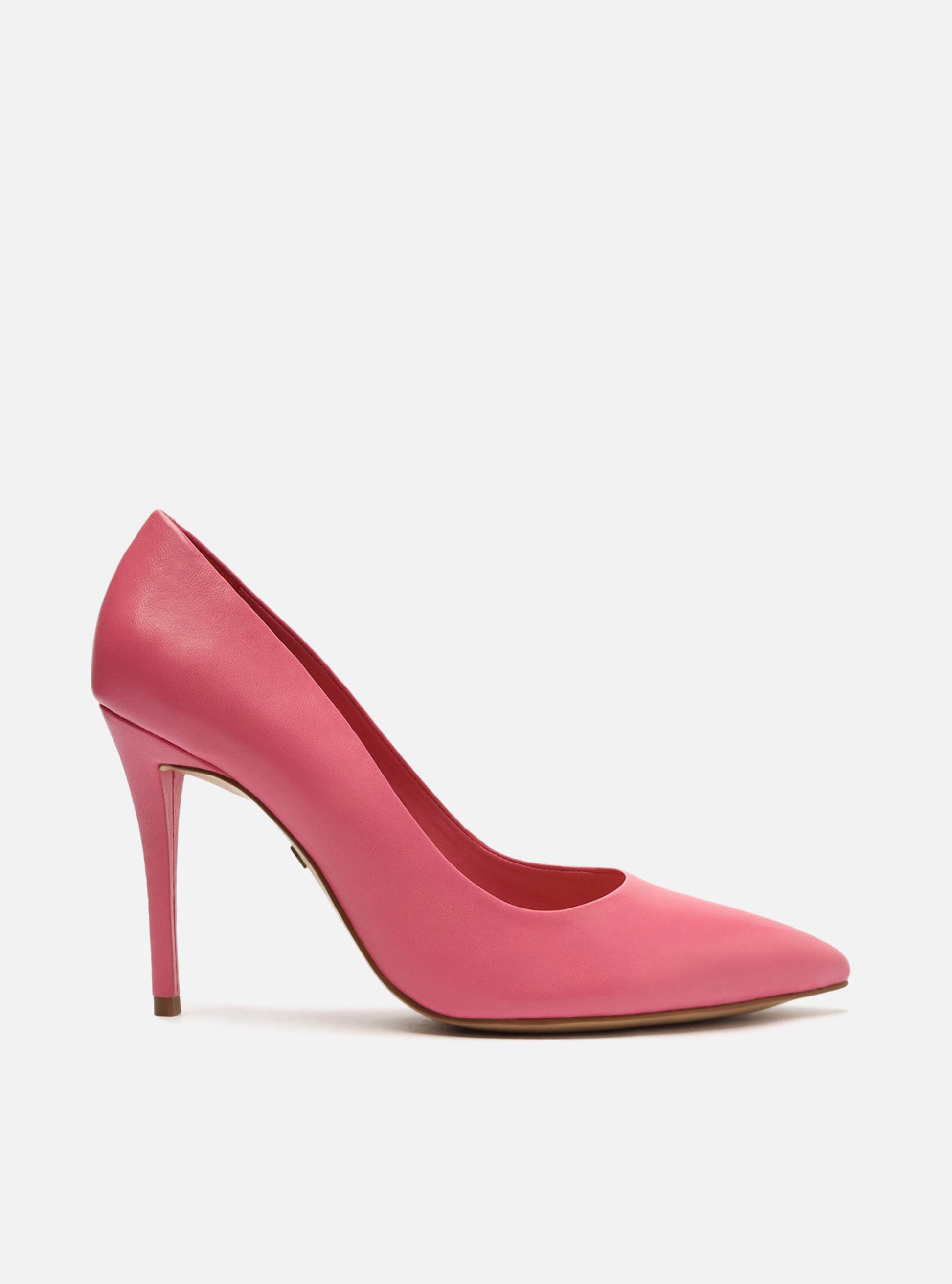 Gabriella High Stiletto Pump | Pink Leather Pump RESORT 23