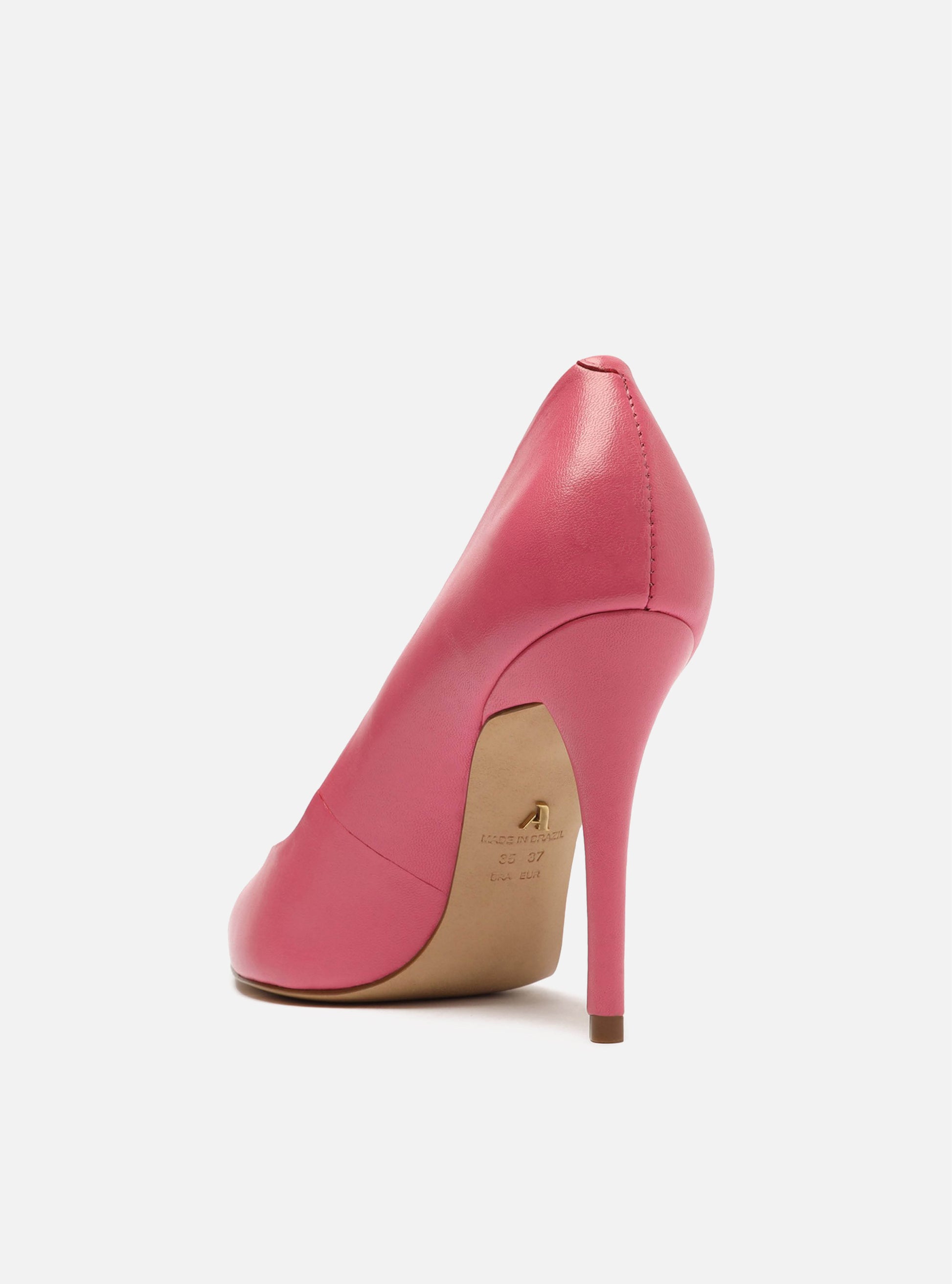 Gabriella High Stiletto Pump | Pink Leather Pump RESORT 23