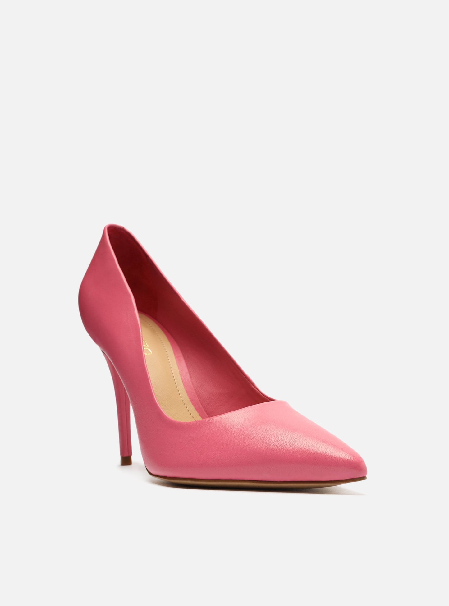 Gabriella High Stiletto Pump | Pink Leather