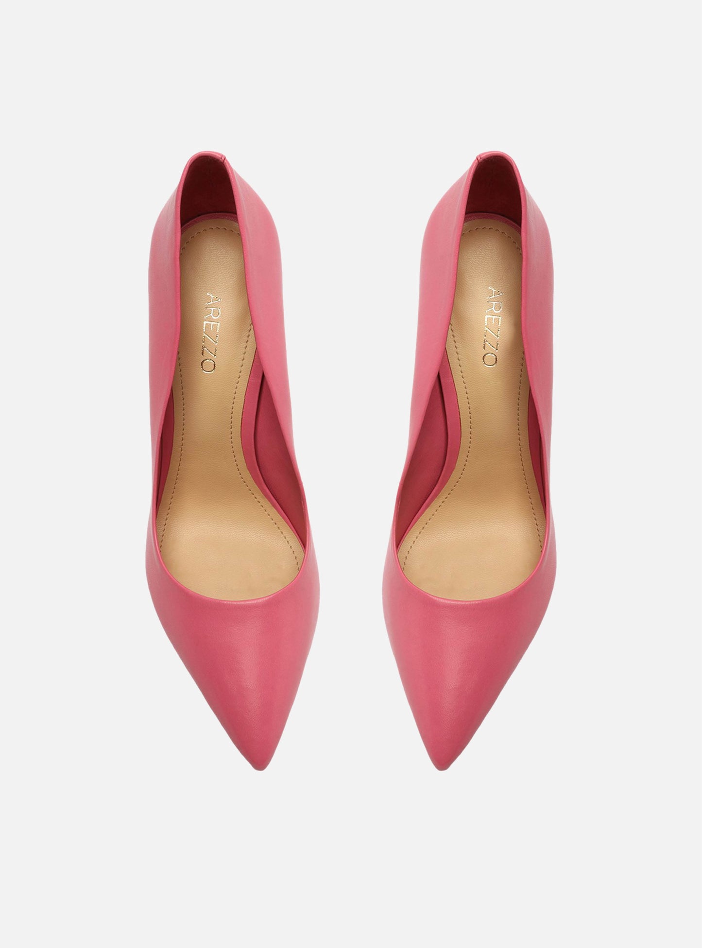 Gabriella High Stiletto Pump | Pink Leather Pump RESORT 23