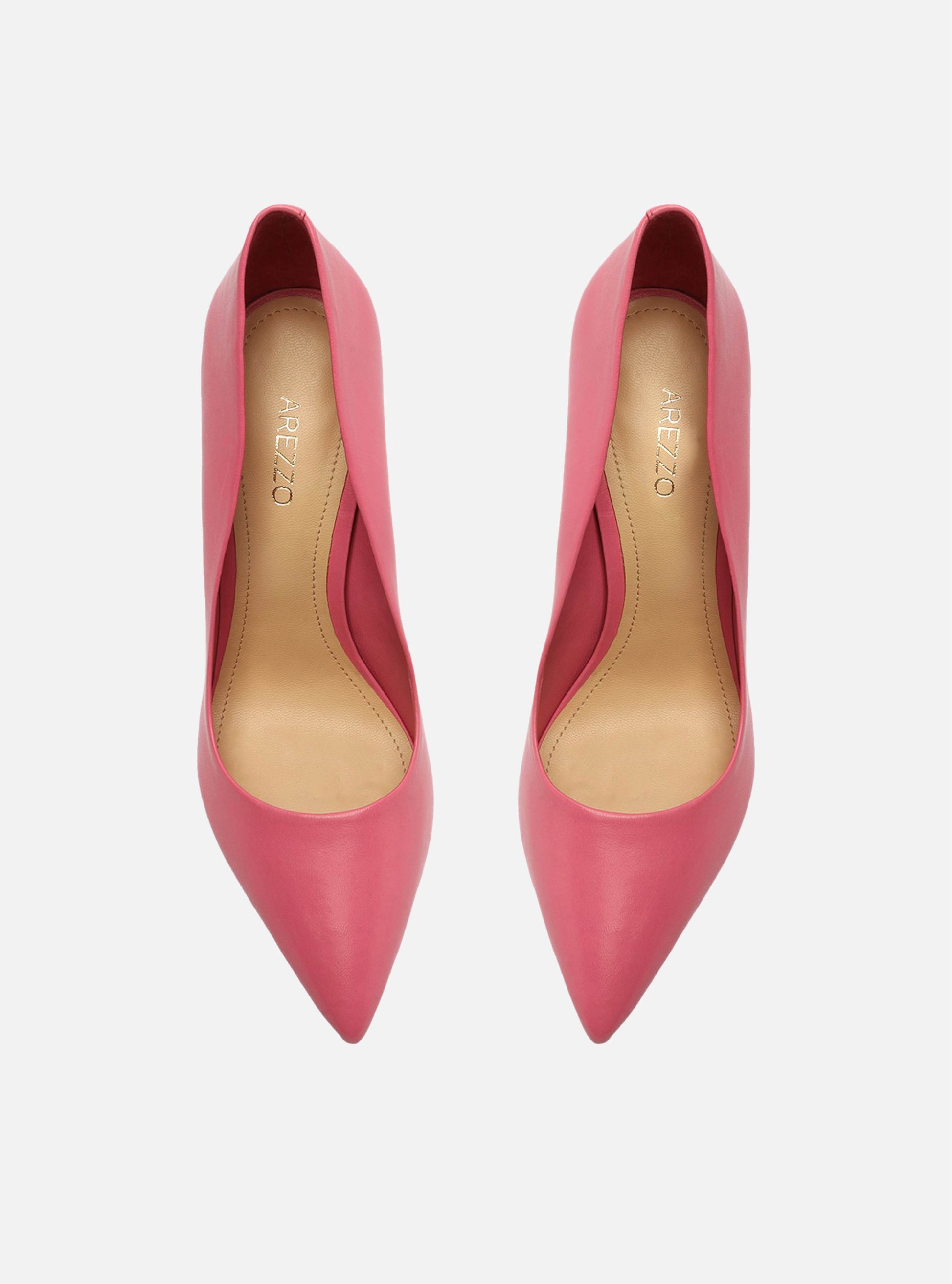 Gabriella High Stiletto Pump | Pink Leather Pump RESORT 23