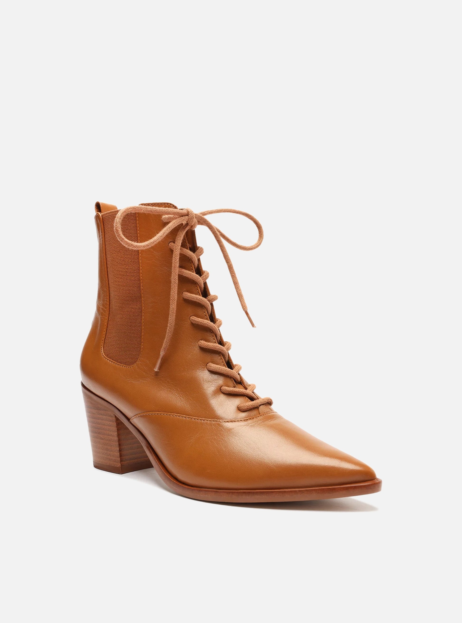 Victorian Leather Bootie Bootie FALL 21