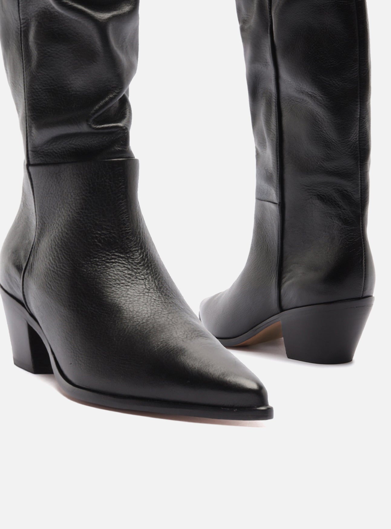 Harlowe Low Block Leather Boot Boots Pre Fall 26