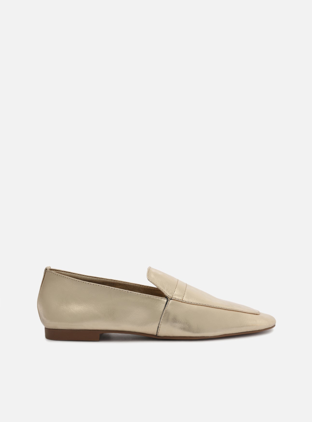 Kennedy Gold Genuine Leather Loafer – Arezzo