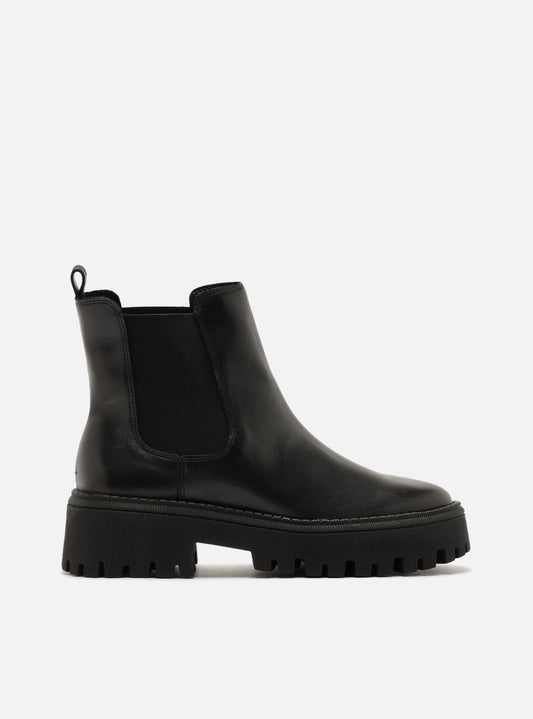 Annie Low Block Leather Bootie Booties Fall 26