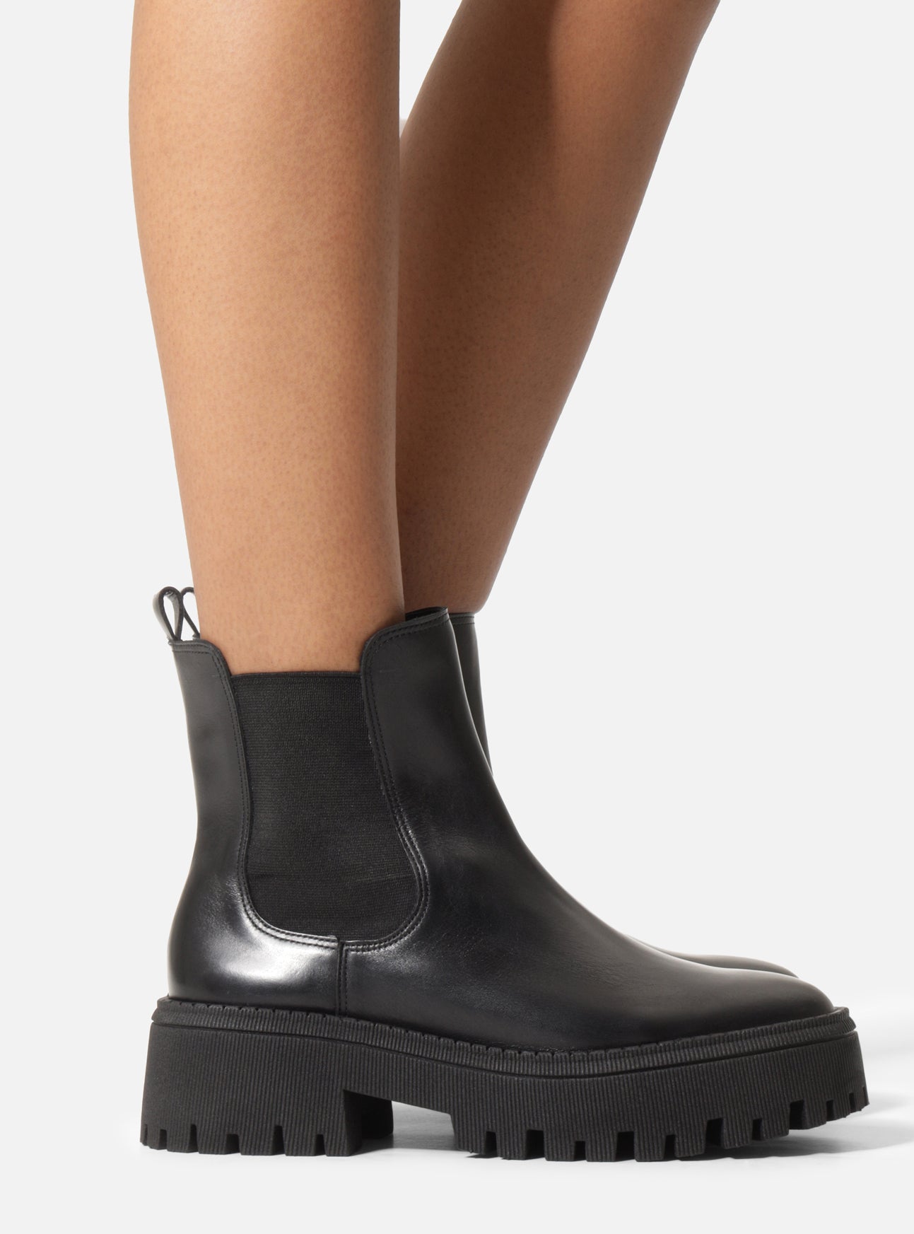Annie Low Block Leather Bootie Booties Fall 26