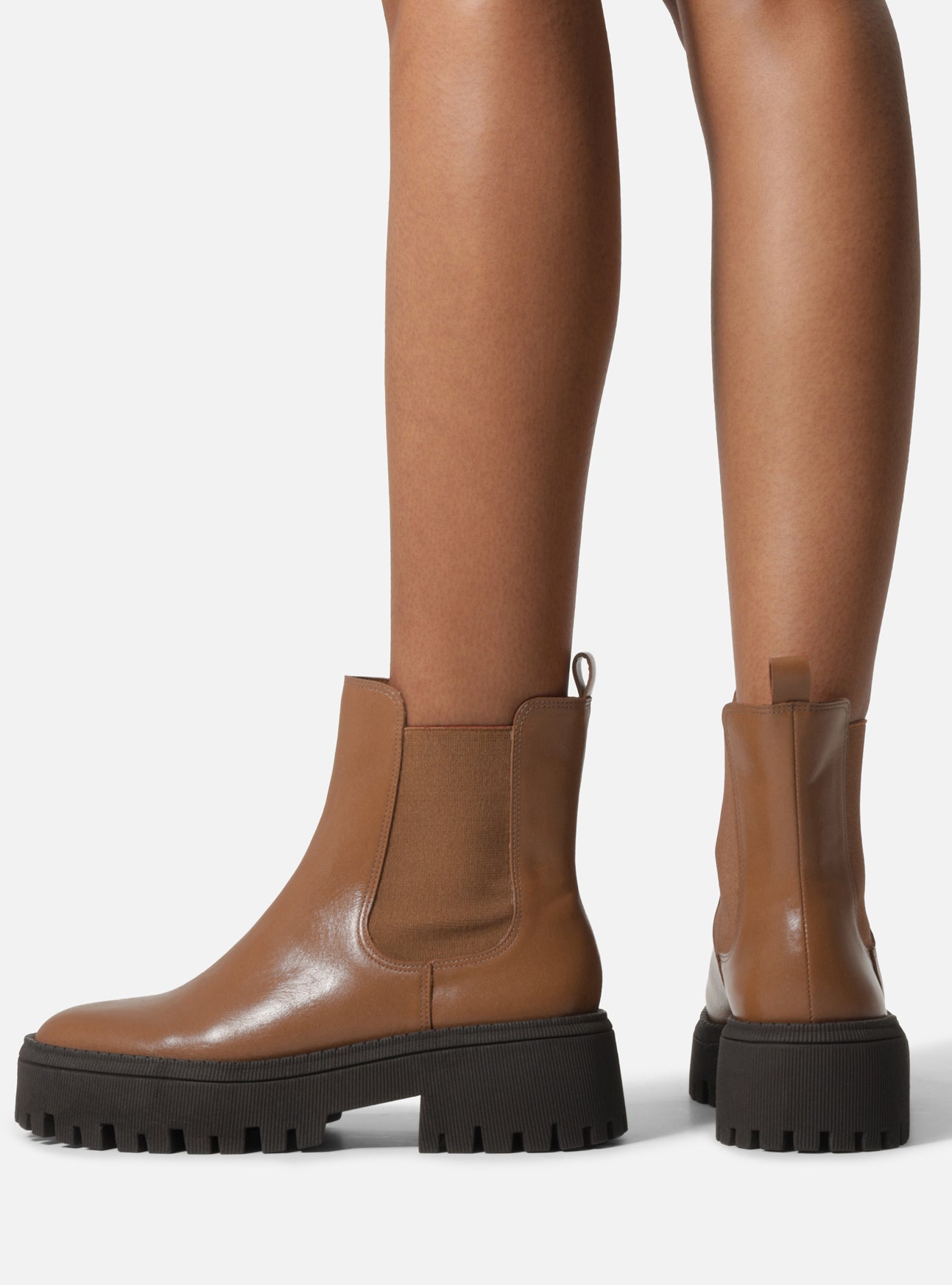 Annie Low Block Leather Bootie Booties Fall 26