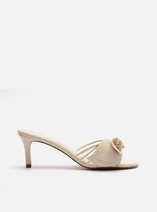 Viola Mid Stiletto Mule Nappa Leather Sandal Sandals R/26