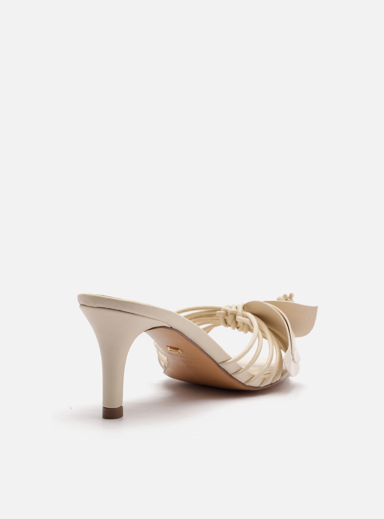 Viola Mid Stiletto Mule Nappa Leather Sandal Sandals R/26