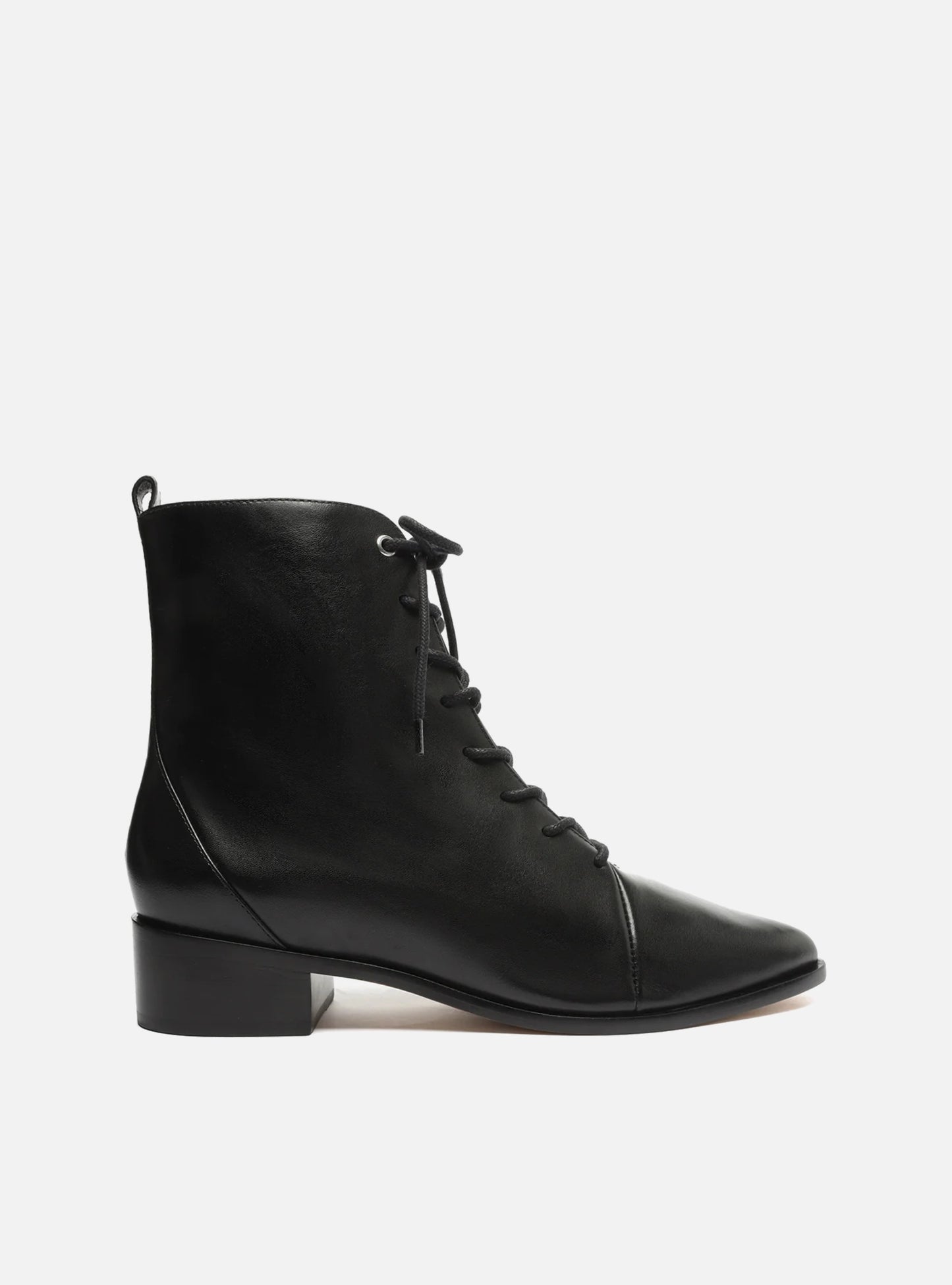 Steph Lace Up Leather Bootie
