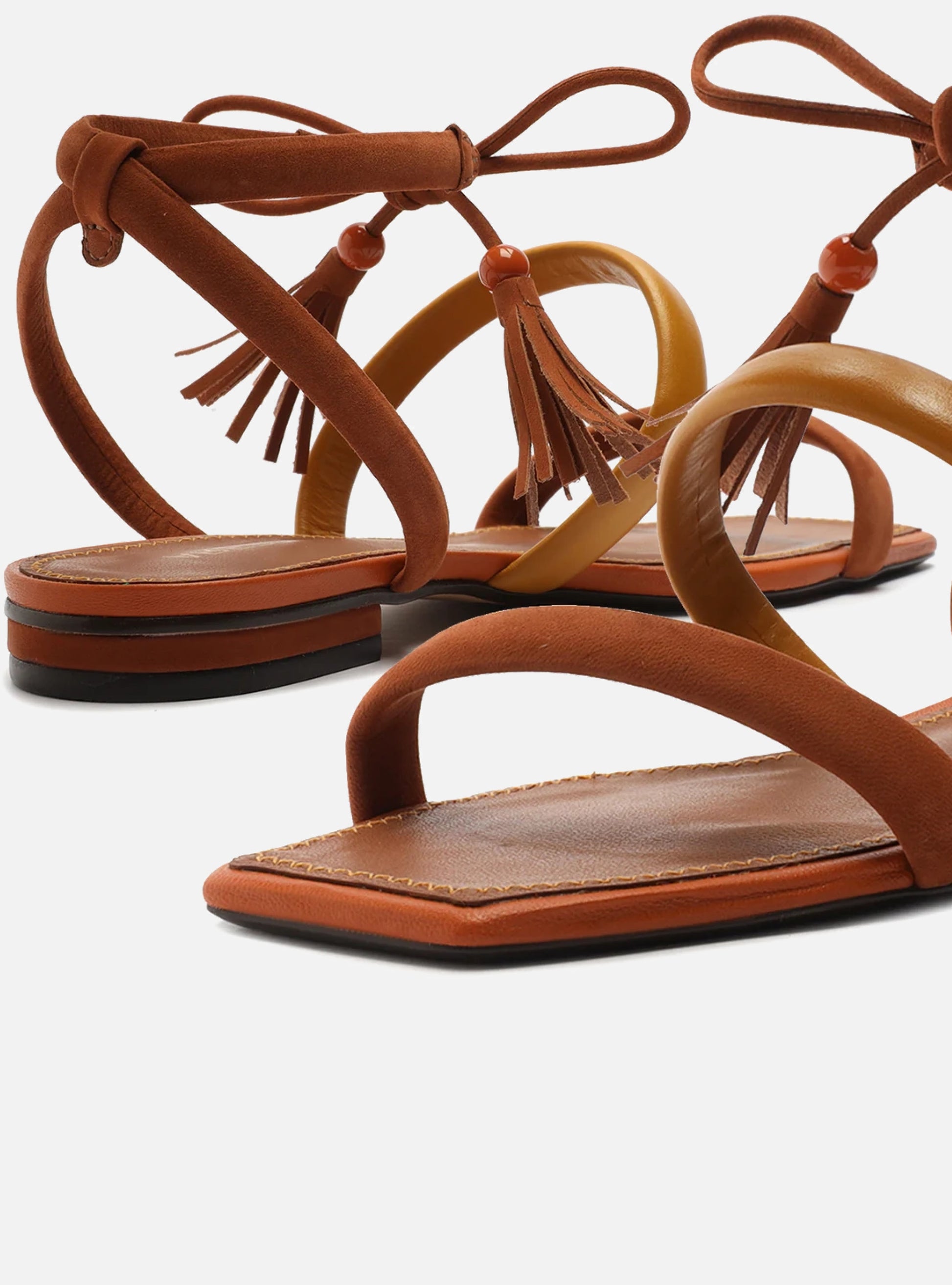Lenny Frin Flat Nubuck Sandal Flats FALL 22